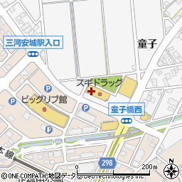 株式会社オンセンド三河安城店周辺の地図