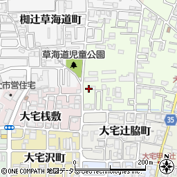 京都府京都市山科区大宅坂ノ辻町38-8周辺の地図