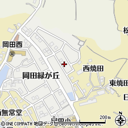 愛知県知多市岡田緑が丘6周辺の地図