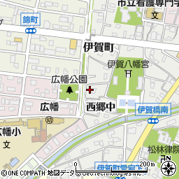 愛知県岡崎市伊賀町203周辺の地図