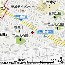 山信株式会社　西三河営業所周辺の地図