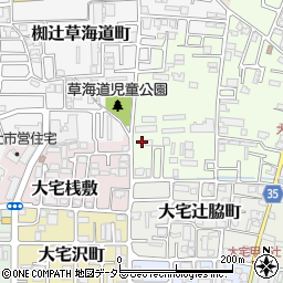 京都府京都市山科区大宅坂ノ辻町38-7周辺の地図