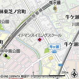 イトマンスイミングスクール　京都校周辺の地図
