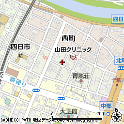 三重県四日市市元町8-12周辺の地図