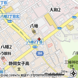 すき家静岡八幡店周辺の地図