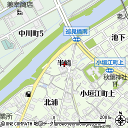 愛知県刈谷市小垣江町半崎周辺の地図