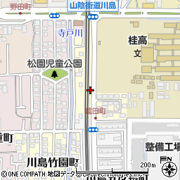 京都府京都市西京区川島莚田町周辺の地図