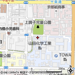 京都府京都市南区上鳥羽上調子町1周辺の地図
