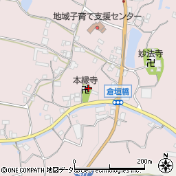 大阪府豊能郡能勢町倉垣486周辺の地図