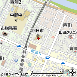 三重県四日市市元町10周辺の地図