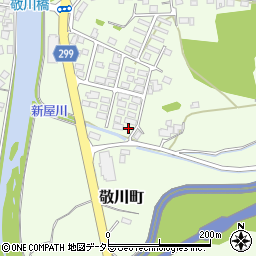 島根県江津市敬川町3-45周辺の地図