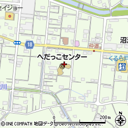 沼津市役所　へだっこセンター戸田保育所周辺の地図