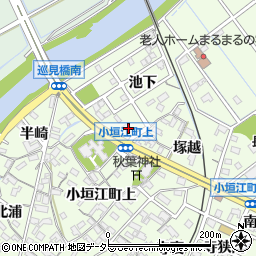 愛知県刈谷市小垣江町上126周辺の地図