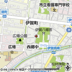 愛知県岡崎市伊賀町192周辺の地図