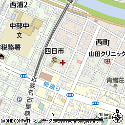三重県四日市市元町10-14周辺の地図
