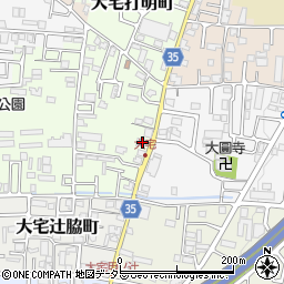 京都府京都市山科区大宅坂ノ辻町12周辺の地図