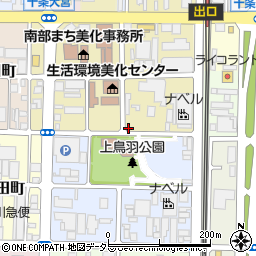京都府京都市南区西九条森本町100周辺の地図