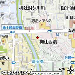 京都府京都市山科区椥辻番所ケ口町45周辺の地図