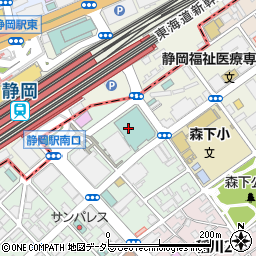 静岡県保険医協会周辺の地図