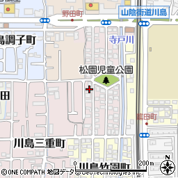 京都府京都市西京区川島松園町周辺の地図