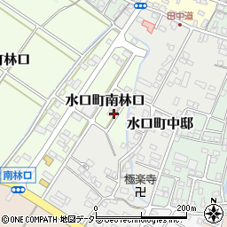 滋賀県甲賀市水口町南林口周辺の地図