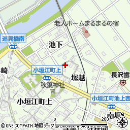 愛知県刈谷市小垣江町上112周辺の地図