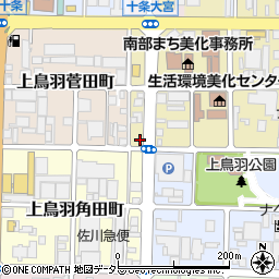 京都府京都市南区西九条森本町20周辺の地図