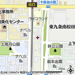 京都府京都市南区西九条仏現寺町5周辺の地図