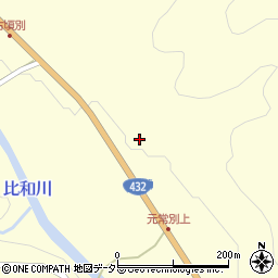 広島県庄原市比和町木屋原129周辺の地図