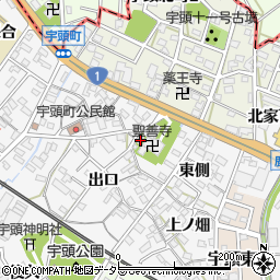 愛知県岡崎市宇頭町東側40周辺の地図