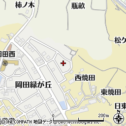 愛知県知多市岡田緑が丘5周辺の地図