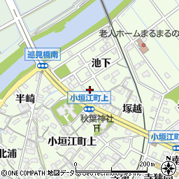 愛知県刈谷市小垣江町上128周辺の地図