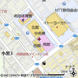 静岡産業支援センター（ツインメッセ静岡）周辺の地図