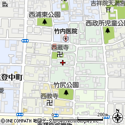 京都府京都市南区吉祥院西ノ内町周辺の地図