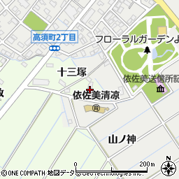 愛知県刈谷市小垣江町十三塚70周辺の地図