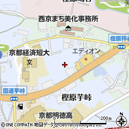 京都府京都市西京区樫原芋峠52周辺の地図