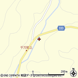 愛知県岡崎市千万町町大栗100周辺の地図