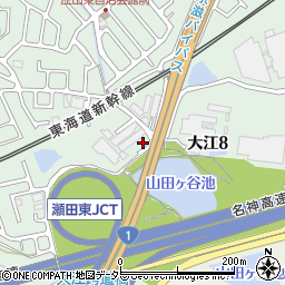 滋賀県大津市大江8丁目98周辺の地図