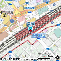 スターバックスコーヒーＡＳＴＹ静岡西館店周辺の地図