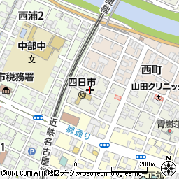三重県四日市市元町11-3周辺の地図