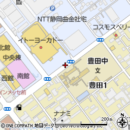 豊田中学ツインメッセ前周辺の地図