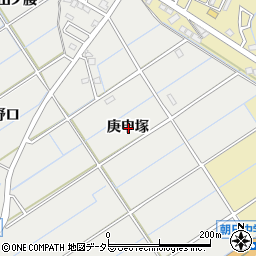 愛知県刈谷市半城土町庚申塚周辺の地図