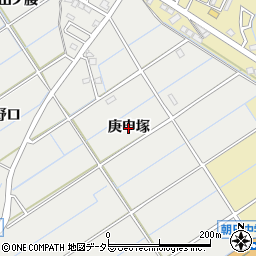 愛知県刈谷市半城土町（庚申塚）周辺の地図