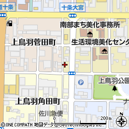 京都府京都市南区西九条森本町30周辺の地図