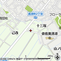 愛知県刈谷市小垣江町己改13周辺の地図