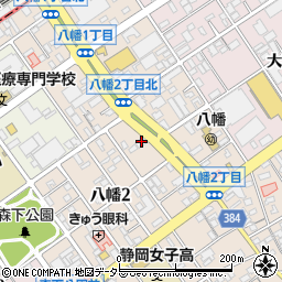 マルツエレックマルツパーツ館静岡八幡店周辺の地図