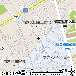 愛知県安城市池浦町大山田上12-3周辺の地図