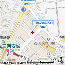 マルコ株式会社安城店周辺の地図