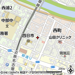 三重県四日市市元町11-17周辺の地図