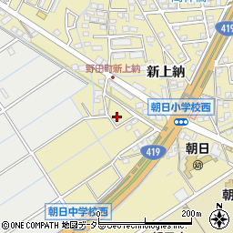 愛知県刈谷市野田町新上納262周辺の地図